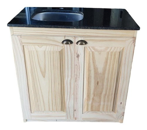 Imagen 1 de 8 de Bajo Mesada En Madera Macisa Con Mesada