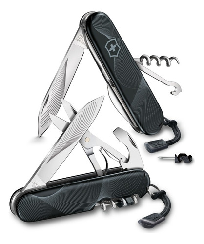 Victorinox 1.3405.3-x1 Navaja Multiusos Negra 8 Herramientas Negro