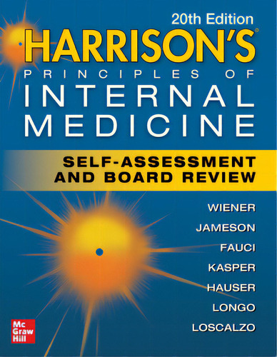 Harrison's Principles Of Internal Medicine Self-assessment And Board Review, De Wiener, Charles. Editorial Mcgraw Hill Education & Medic, Tapa Blanda En Inglés