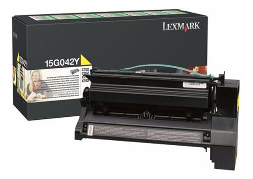 Tóner láser amarillo Lexmark Toner