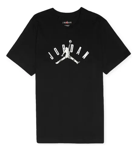 Camiseta jordan negra hombre sale