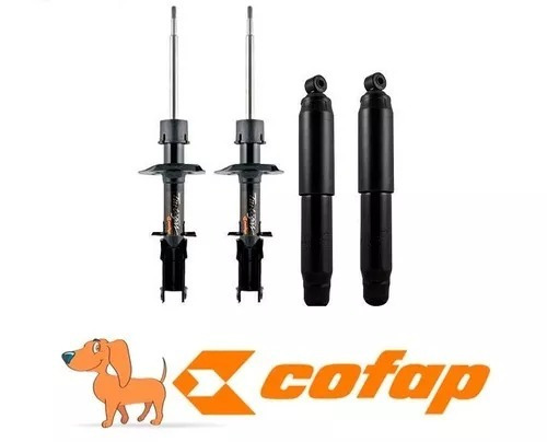 Kit 4 Amortecedor Fiat Strada 2004 2005 2006 Original Cofap