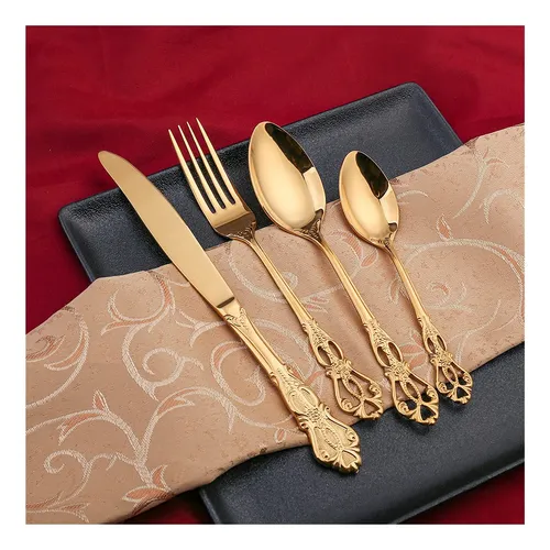 Golden tableware hotsell