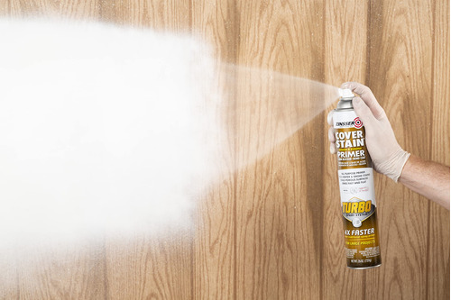 Cover Stain Turbo Primer Spray 26 Onza Color Blanco