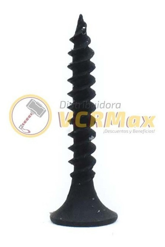 Imagen 6 de 10 de Tornillo Drywall 6x1 Paso Fino Para Metal X 100u