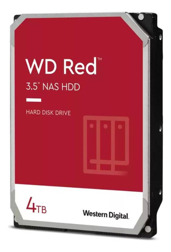 Disco Duro 3.5  Wd Red 4000gb - 4tb Sata 3 5400r 256mb - Nas