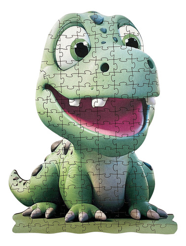 Quebra Cabeça 3d Decorativo Dino Baby