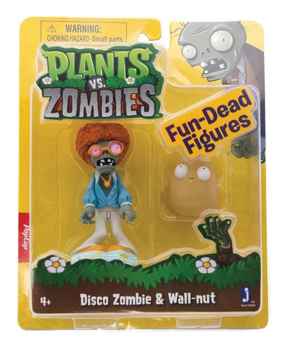 Figura De Acción Zombie Disco 3'' Plants Vs Zombies 