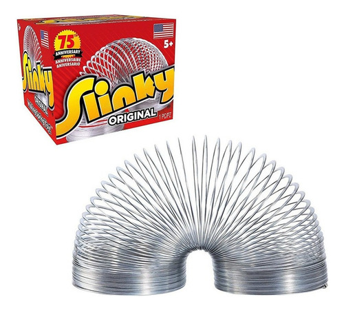 El Juguete Original Slinky Walking Spring, Metal Slin