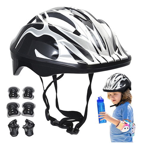 Juego 7 Rodilleras Y Coderas Para Casco Seguridad Para Niños