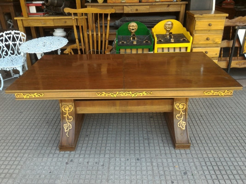 Mesa De Comedor Cedro Con Tabla Montepio_antig