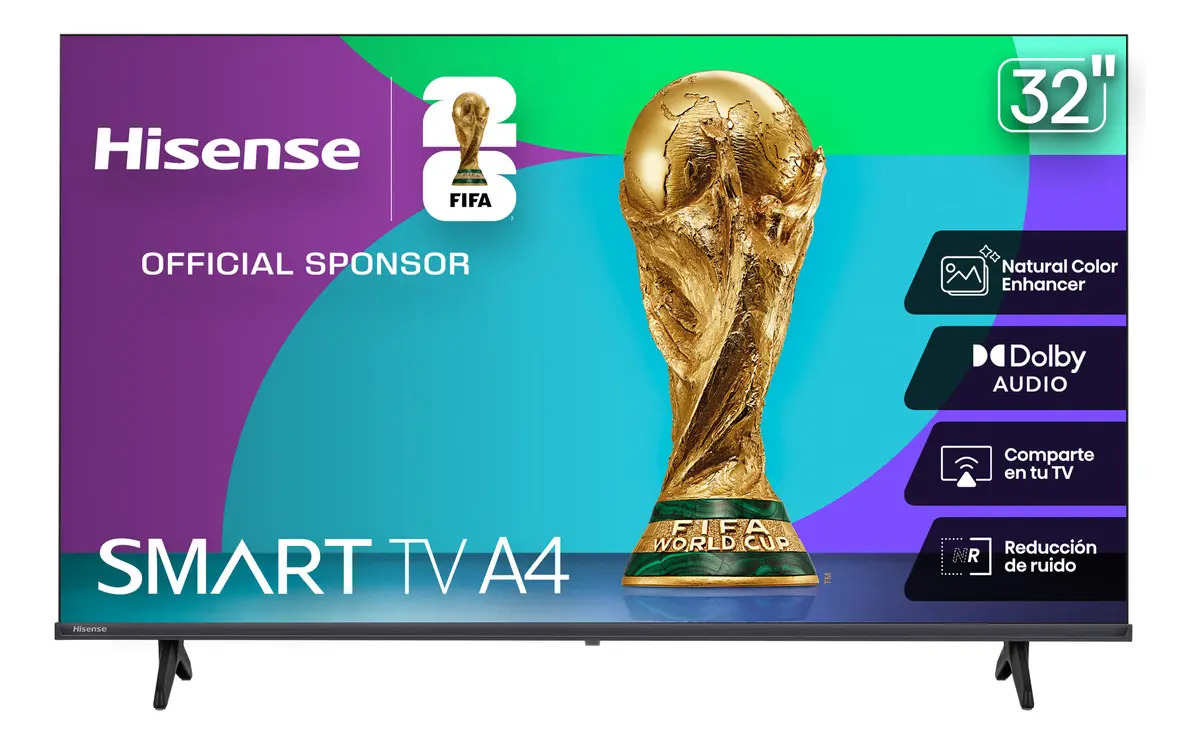 Hisense Smart TV Pantalla 32 Pulgadas LED 32A4NFM Fire TV
