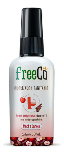 Freecô Maçã e Canela 60ml - Bloqueador De Odores Sanitários