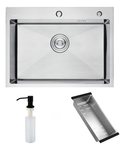 Bacha Cocina Acero Inoxidable 304 Häusar Hm-6045 +escurridor