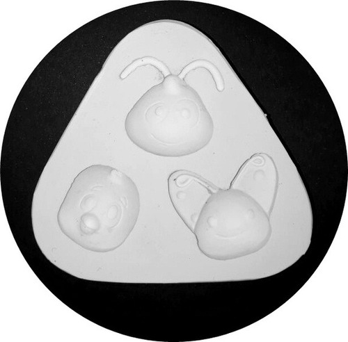 Molde De Silicone Turma Galinha Pintadinha Biscuit