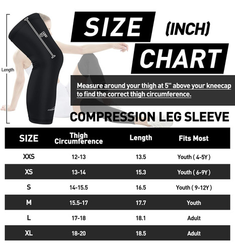 Compression Leg Sleeves Long Knee Support Knee Brace For Bas