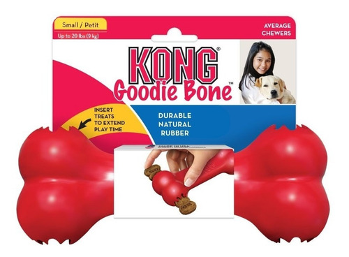 Imagen 3 de 7 de Kong Goodie Bone Small Juguete Perros Forma De Hueso