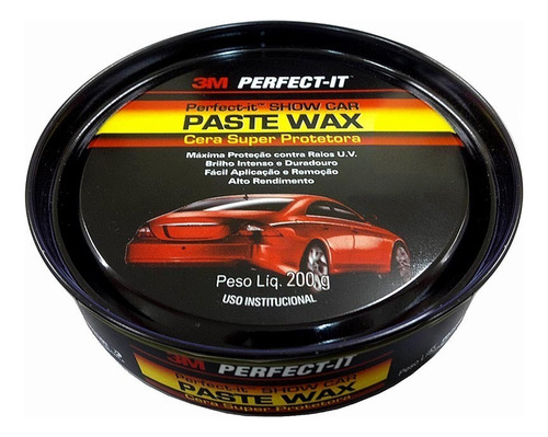 Cera 3m Perfect-it Show Car Paste Wax Cristalização