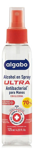 Alcohol En Spray Ultra 125ml Algabo Fragancia Neutra