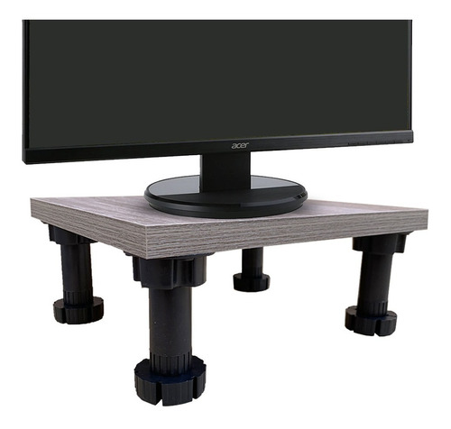 Soporte Eleva Monitor Pc Base Regulable Escritorio 24x28    