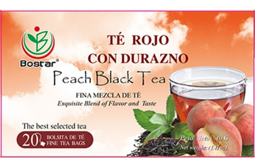 Té Rojo Variedad De Sabores Bostar 20 Bolsitas - Lireke