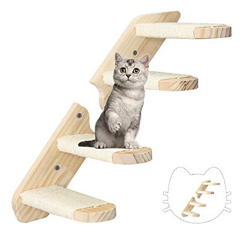 Estantería De Pared Para Gatos Estantería De Escalada Para