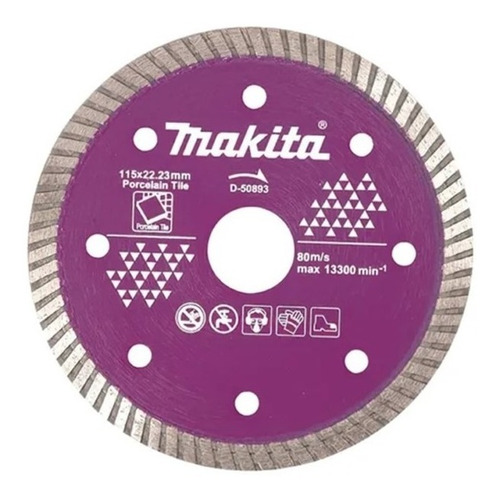 Disco Diamantado Makita 115mm Porcelanato D-50893