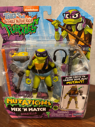4 Figuras De Las Tortugas Ninja Tmnt - Mix N Match (Usado)