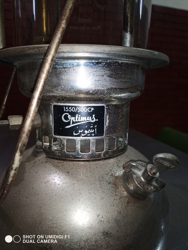 Lámpara De Gasolina Optimus 1550/500 Cp (Usado)