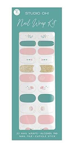 Equipo Para Decorar Uñas Free Spirit Nail Wrap Kit By Studio