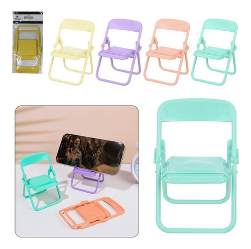 Suporte Celular Mesa De Plastico Cadeira Colors 10x7x6,5cm