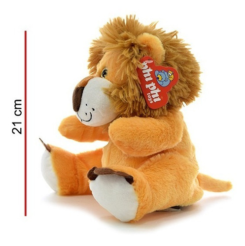 Imagen 3 de 5 de Títere De Mano Animales Varios Con Patas 22 Cm Phi Phi Toys