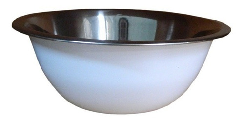 Bowl De Acero De 20 Cms Color Blanco W130120b