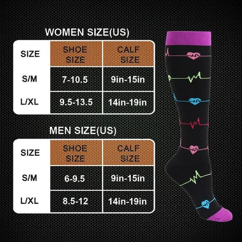 Calcetines De Compresión Para Aliviar Las Varices, 4 Pares