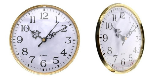6 Máquinas Relojes 13cm 11cm Insertos Para Relojes Artesanía