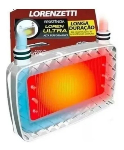 Resistência Chuveiro Lorenzetti Acqua Ultra 220v 7800w Acabamento Fosco Cor Branco