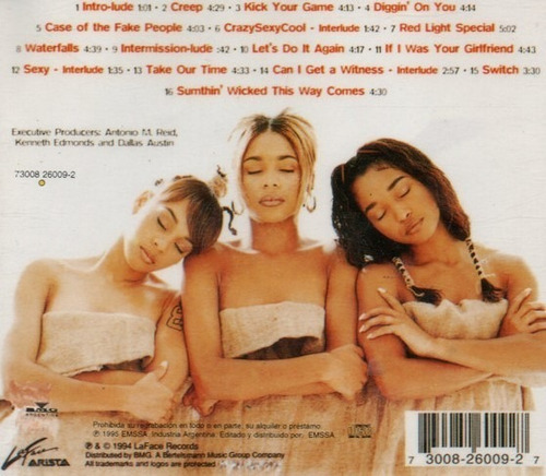 T L C Cd: Crazysexycool ( Simil Vinilo )