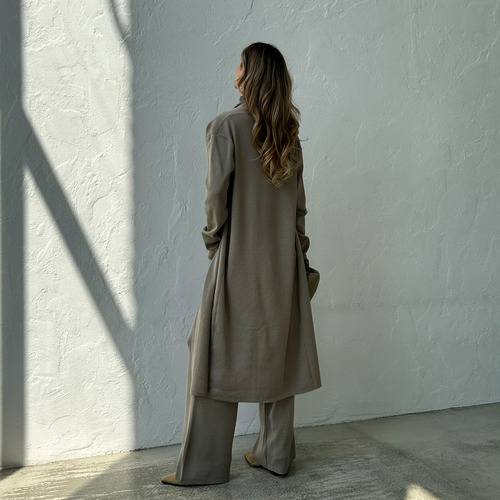 Conjunto De Traje De Punto De Fibra De Viscosa, Cómodo Estil