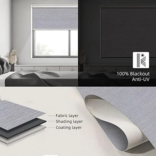 Smartwings Cortinas Roller Motorizadas 100% Blackout Zigbee