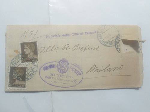 Italia Acta De Nacimiento Y Antecedentes Penales 1945 Milano