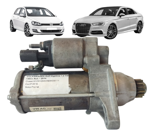 Motor Arranque Vw Golf Audi A4 1.4 Tsi 2014 2015 2016 2017