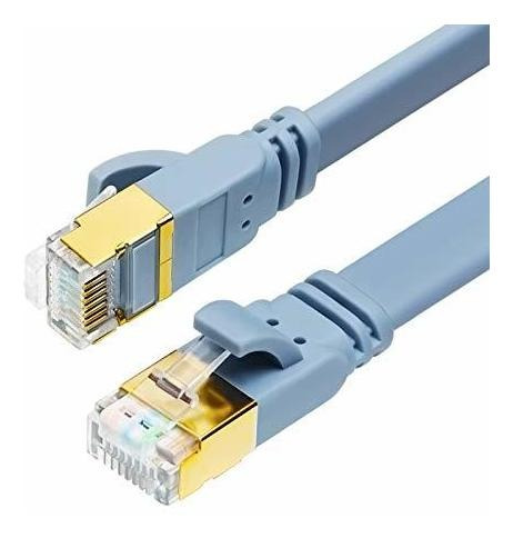 Ethernet Ft Velocidad Gbps Mhz Flat Patch Cord Color Lan Rj