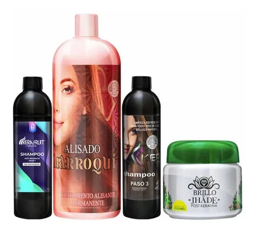 Kit Completo Keratina Marroqui 100 Original Registro Invima