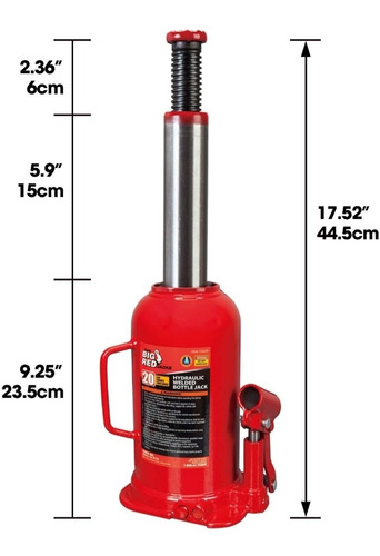 Gato De Botella 20 Toneladas Big Red