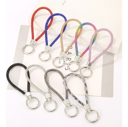 Llavero (w) Correas De Muñeca Cord Bling Rhinestone Celular