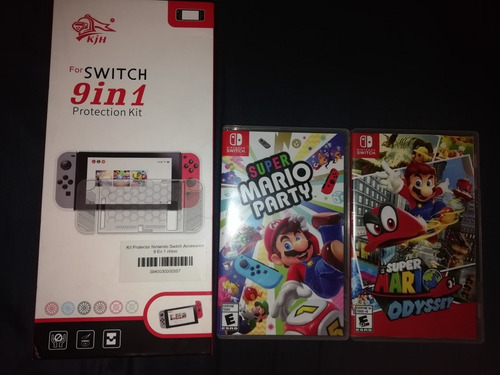 Nintendo Switch 32gb Standard Rojo Neón, Azul Neón Y Negro.