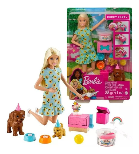 Barbie Puppy Party Fiesta De Cachorros  Orig Replay