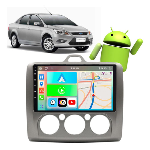 Kit Multimidia Android-auto Focus 2009-10-11-12-13 9 Pol