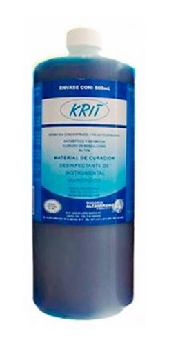 Krit 500 Ml Desinfectante Germicida De Instrumental