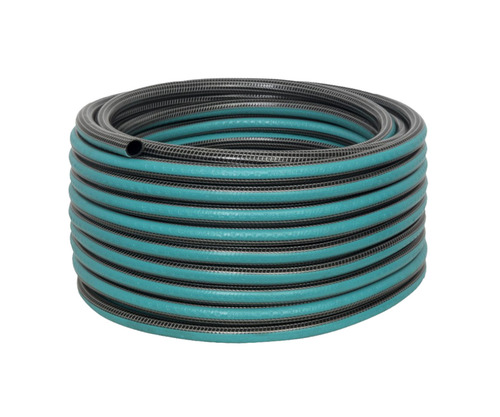 Imagen 2 de 2 de Manguera Riego 3/4 X 25 Mts Anticolapsable Solytac Reforzada Color Negra y Verde